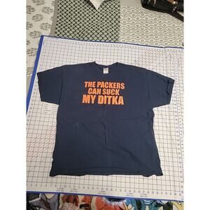 Mens Packers Can Suck My Ditka Funny Chicago Tshirt 2XL Greenbay Bears
